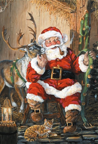 Santa Boxed Christmas Cards